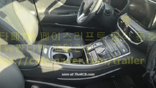 2021 Hyundai Santa Fe interior spied