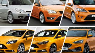 Ford Focus ST through the generations