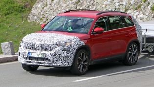 2021 Skoda Kodiaq RS spied