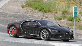 Bugatti Chiron mule spied