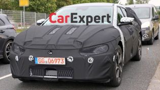 Kia electric car spied