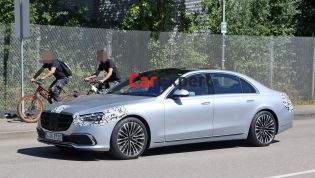 2021 Mercedes-Benz S-Class spied almost entirely undisguised