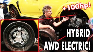 Turn your FWD into an AWD hybrid electric powerhouse