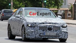 2021 Mercedes-AMG C53: Four-cylinder sports sedan spied