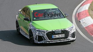 2021 Audi RS3 Sedan spied at the Nurburgring