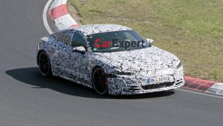 2022 Audi e-tron GT spied at the Nürburgring