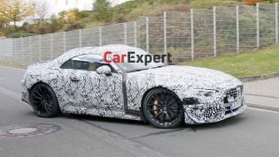 2021 Mercedes-Benz SL interior and exterior spied