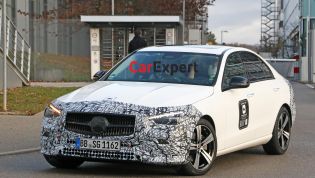 2021 Mercedes-Benz C-Class spied with less camouflage