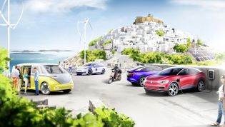 Volkswagen to help turn Greek island into a model for EVs, renewable energy