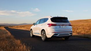 2021 Hyundai Santa Fe Hybrid AWD here second half of next year