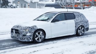 2021 Mercedes-Benz C-Class Estate spied