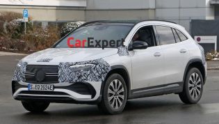 2021 Mercedes-Benz EQA spied with less camouflage