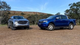 2021 Ford Ranger XLT v Mazda BT-50 XTR comparison