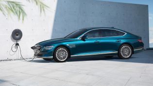 Genesis Electrified G80 here in early 2022