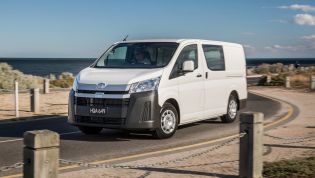 Toyota HiAce drops V6 petrol, SOS call now standard