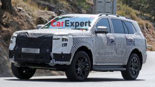 2022 Ford Everest hybrid spied