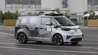 Autonomous Volkswagen ID. Buzz AD unveiled at Munich motor show