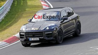 2022 Porsche Cayenne facelift spied