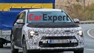 2022 Kia Niro spied with less camouflage