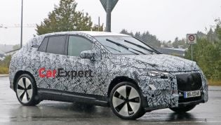 2022 Mercedes-Benz EQE SUV spied with less camouflage