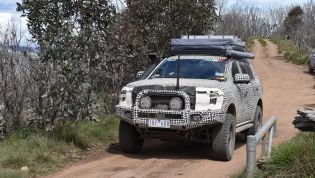 2022 Ford Ranger Raptor and Everest spied