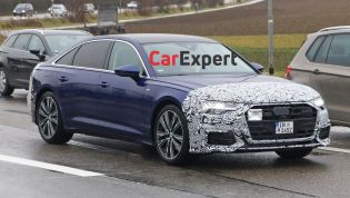 2023 Audi A6 facelift spied