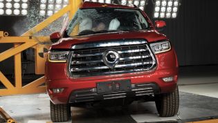 GWM chasing fleets, launching cab chassis, after passing crash test