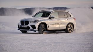 BMW iX5 hydrogen fuel-cell SUV undergoing final winter tests