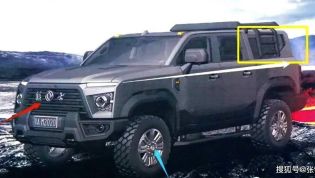 Hummer-inspired Chinese Dongfeng SUV leaked