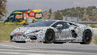 2023 Lamborghini Aventador successor spied
