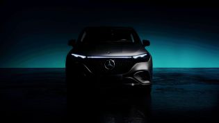 Mercedes-Benz EQE SUV teased ahead of imminent reveal