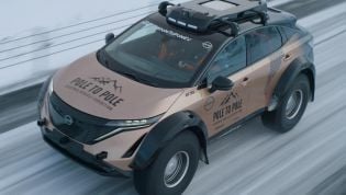 Modified Nissan Ariya EV embarks on polar expedition