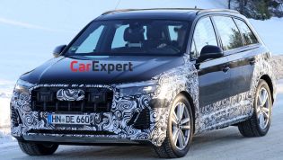 2024 Audi Q7 facelift spied