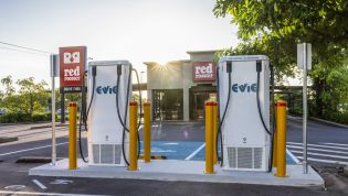 Free chips for your charge at NT's first Evie charging station