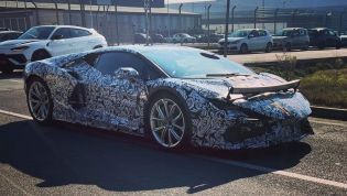 Lamborghini Aventador replacement spied