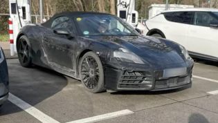 2025 Porsche Boxster EV spied