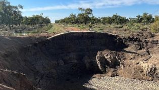 Council fixes Australia's biggest pothole