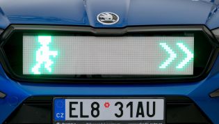 Skoda working on grille, robot that warn pedestrians of danger