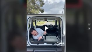 TikToker Paul Maric turns small SUV into a...double bed?!