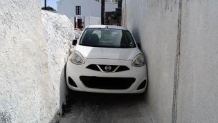 The street where even a Nissan Micra won't fit