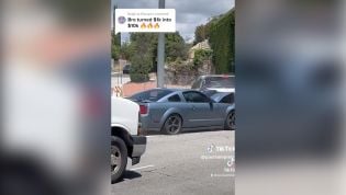 Mustang driver takes out four vehicles in road rage incident