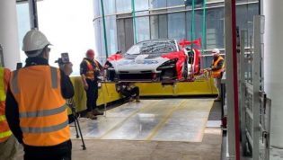 $3 million McLaren lifted to exotic 57th-storey parking spot