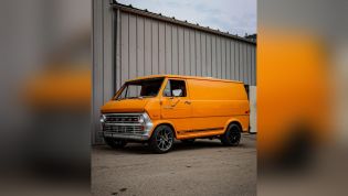 This classic Ford van hides an electric secret