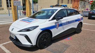 MG 4: Electric car reports for police duty in France