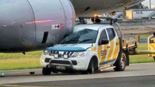 Triton frightened after colliding with Jetstar plane
