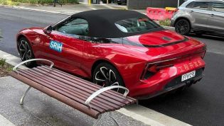2025 MG Cyberster: Electric convertible spied in Australia