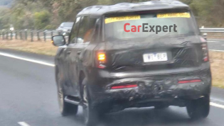 2025 Nissan Patrol spied testing in Australia