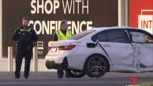 Melbourne manhunt underway for car thief after motorcyclist killed in hit-and-run