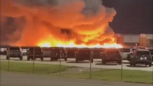 Fire damages dozens of EVs waiting to be delivered