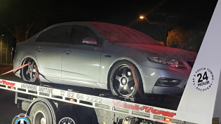 Impounded Ford Falcon is proof you shouldn't share your hooning online